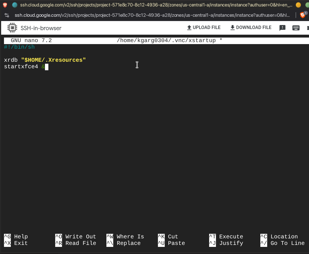 config prompt