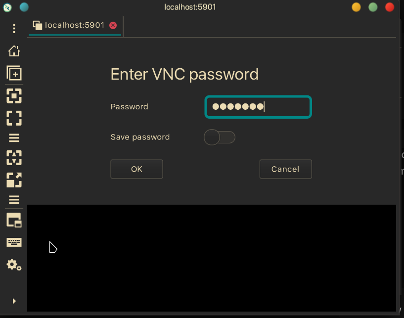 password prompt